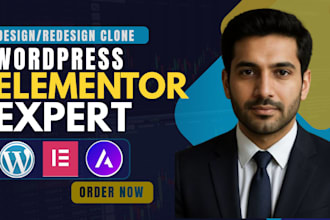 fix wordpress elementor footer header layout and redesign issues