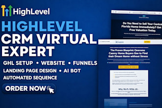 gohighlevel agency virtual assistant onboarding va ghl real estate website