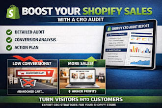 boost shopify sales with cro audit shopify cro shopify audit