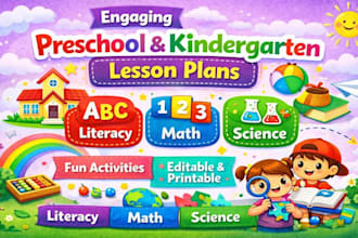design early grade children curriculum and engaging preschool lesson plans