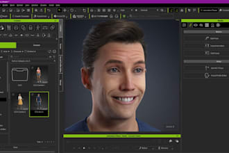 rig, animate 3d character creator 4 and iclone 8 characters, cc4, retopology