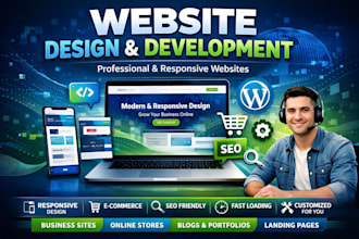 create a professional wordpress website design and develo
