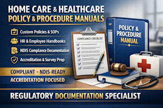 write home care healthcare policy, HR and ndis procedure manuals