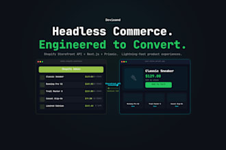 build a headless shopify storefront with nextjs and prismic