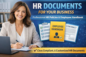set up HR policies, employee handbook, and HR documents for your business