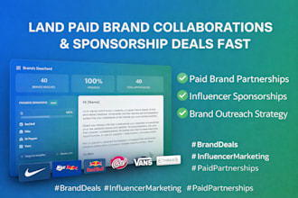 land you paid brand collaborations and sponsorship deals fast