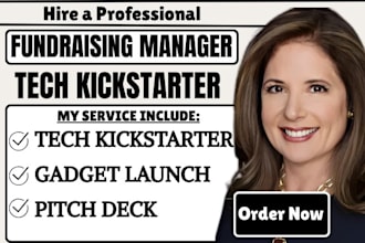 write pitch for your tech startup and gadget on kickstarter