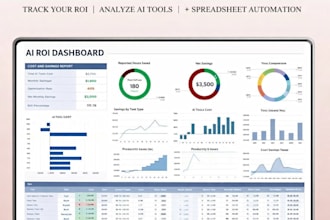 build a custom excel ai ROI and automation tracking dashboard