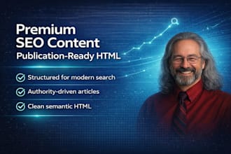 write premium semantic SEO content in clean semantic HTML