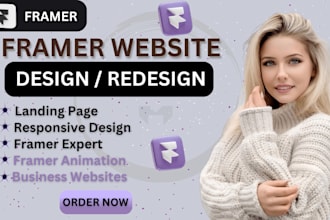 do  website design framer expert framer landing page