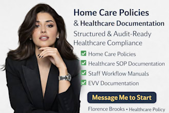 write home care healthcare policy and procedure manual for group home policy