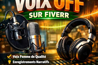 voix off professionnelle en francais