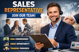 sales representative sales closer online sales person lead