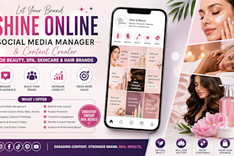 be your beauty, skincare spa, hair extension social media manager and marketing