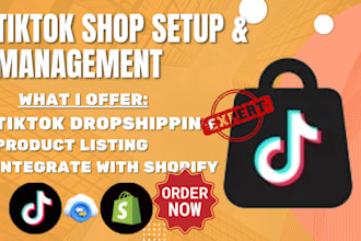 setup and manage france tiktok shop, tiktok dropshipping and sync shopify
