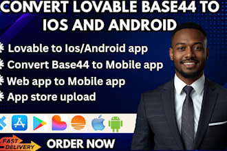 convert lovable or base44 to ios and android mobile app using capacitor cordova