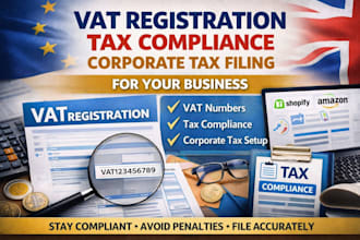 do vat registration, tax compliance and corporate tax filing for your business