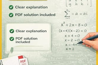 tutor you in algebra and linear algebra step by step