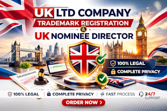 provide UK nominee director and shareholder for offshore company ltd