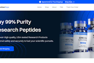 build fda compliant peptide website, research peptide store, sarms website