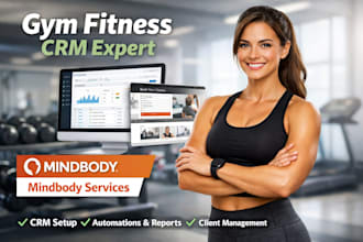 do gym fitness CRM mindbody expert gym CRM setup and automation