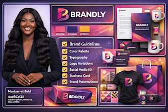 design visual branding, brand identity and comprehensive brand guidelines