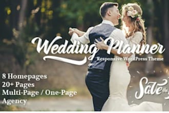 build squarespace event planner website wedding organizer corporate website