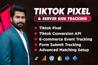 set up or fix the tiktok pixel and events API via GTM