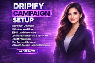 do linkedin outreach automation setup using dripify
