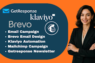 create email campaign template klaviyo mailchimp getresponse brevo omnisend