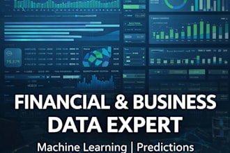 do advanced financial and business analytics,  and ml predictions