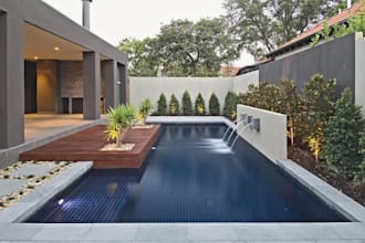 create landscape design garden outdoor backyard, pool uae based