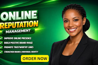 fix online reputation ORM reverse SEO remove bad links defamation remove mugshot