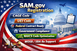 do sam gov registration cage code uei and government contract setup