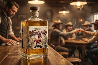 design a fda compliant premium liquor label