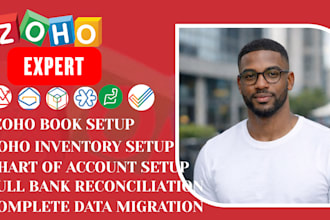 do zoho books setup, zoho inventory data migration from other software