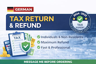 help german tax return, filing, maximum refund for individuals, non resident