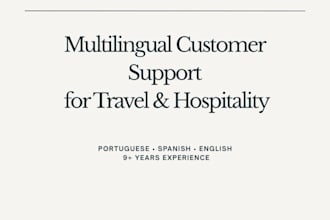 provide multilingual customer support for travel and hospitality businesses