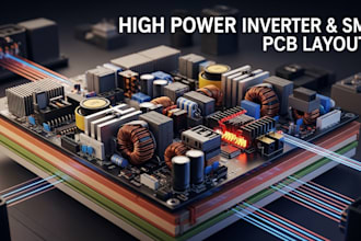 design high power switching supply and inverter pcb layout