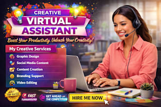 provide high quality creative virtual assistance and office support