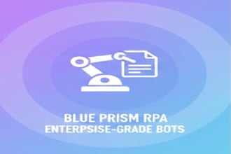develop a professional blue prism rpa bot