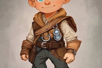 draw 2d game character or 2d game character
