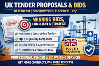 uk tender proposals bids for healthcare construction electrical cqc compliance