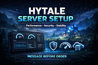 host your hytale or minecraft server