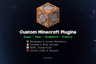 develop a custom minecraft plugin