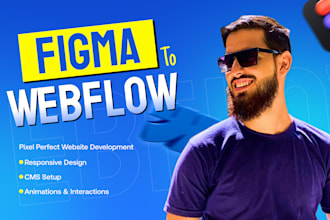 design and develop a pixel perfect webflow website