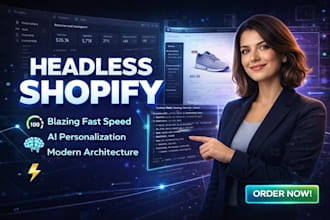 build shopify headless store for ultra fast speed and ai personalization