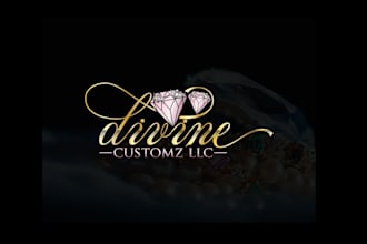 create graceful and fantastic jewelry logo design