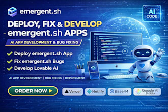 deploy emergent sh app fix emergent sh bugs develop emegent sh app supabase auth