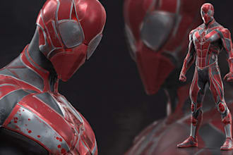 superhero character for comics
